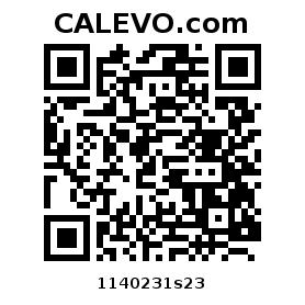 Calevo.com Preisschild 1140231s23