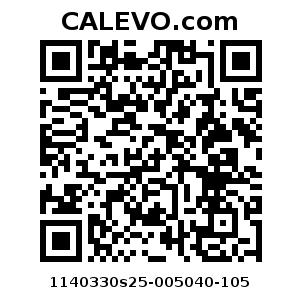 Calevo.com Preisschild 1140330s25-005040-105
