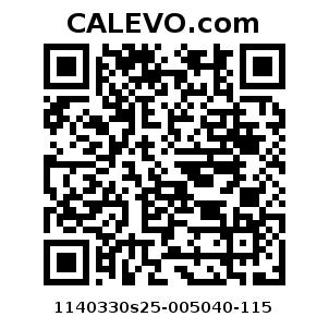 Calevo.com Preisschild 1140330s25-005040-115