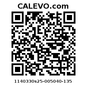 Calevo.com Preisschild 1140330s25-005040-135