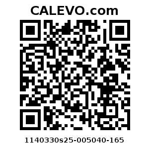 Calevo.com Preisschild 1140330s25-005040-165