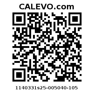 Calevo.com Preisschild 1140331s25-005040-105