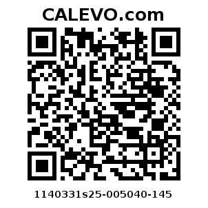 Calevo.com Preisschild 1140331s25-005040-145