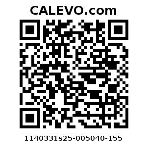 Calevo.com Preisschild 1140331s25-005040-155