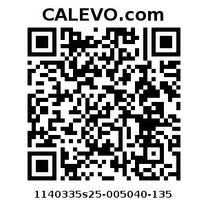 Calevo.com Preisschild 1140335s25-005040-135