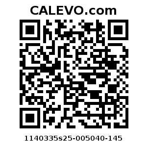 Calevo.com Preisschild 1140335s25-005040-145