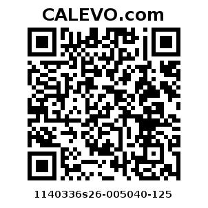 Calevo.com Preisschild 1140336s26-005040-125