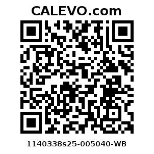 Calevo.com Preisschild 1140338s25-005040-WB