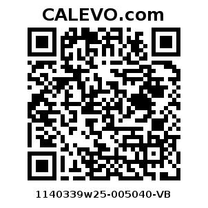 Calevo.com Preisschild 1140339w25-005040-VB