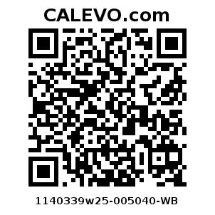 Calevo.com Preisschild 1140339w25-005040-WB
