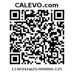 Calevo.com Preisschild 1140342w25-009000-125