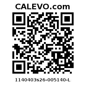 Calevo.com Preisschild 1140403s26-005140-L