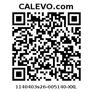 Calevo.com Preisschild 1140403s26-005140-XXL
