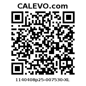 Calevo.com Preisschild 1140408p25-007530-XL