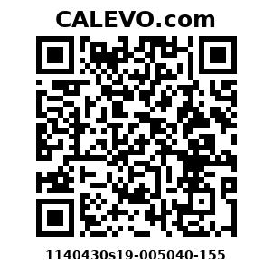 Calevo.com Preisschild 1140430s19-005040-155