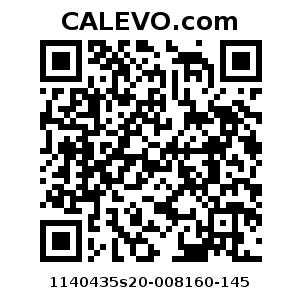Calevo.com Preisschild 1140435s20-008160-145