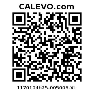 Calevo.com Preisschild 1170104h25-005006-XL