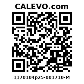 Calevo.com Preisschild 1170104p25-001710-M