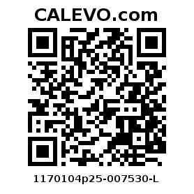 Calevo.com Preisschild 1170104p25-007530-L