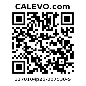Calevo.com Preisschild 1170104p25-007530-S