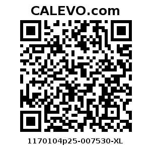 Calevo.com Preisschild 1170104p25-007530-XL