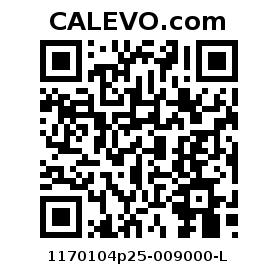 Calevo.com Preisschild 1170104p25-009000-L