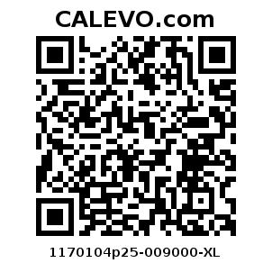 Calevo.com Preisschild 1170104p25-009000-XL