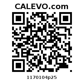 Calevo.com Preisschild 1170104p25
