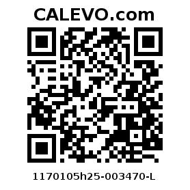 Calevo.com Preisschild 1170105h25-003470-L