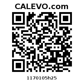 Calevo.com Preisschild 1170105h25