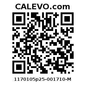 Calevo.com Preisschild 1170105p25-001710-M