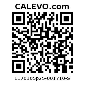 Calevo.com Preisschild 1170105p25-001710-S
