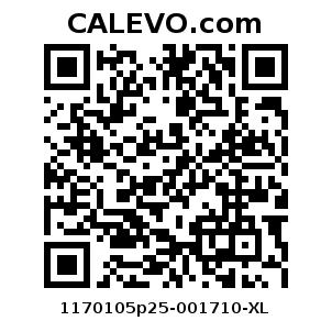 Calevo.com Preisschild 1170105p25-001710-XL