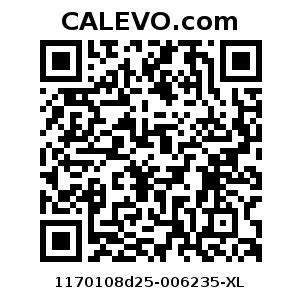 Calevo.com Preisschild 1170108d25-006235-XL