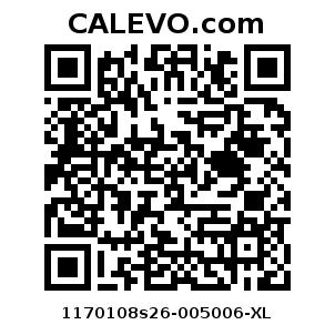 Calevo.com Preisschild 1170108s26-005006-XL