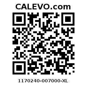 Calevo.com Preisschild 1170240-007000-XL