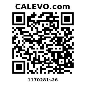 Calevo.com Preisschild 1170281s26