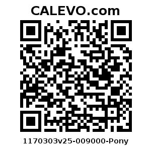 Calevo.com Preisschild 1170303v25-009000-Pony