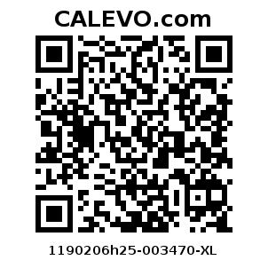 Calevo.com Preisschild 1190206h25-003470-XL