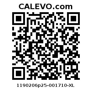 Calevo.com Preisschild 1190206p25-001710-XL