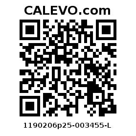 Calevo.com Preisschild 1190206p25-003455-L