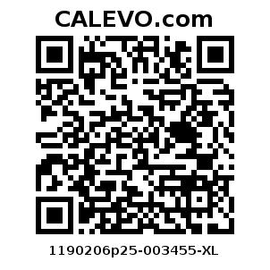 Calevo.com Preisschild 1190206p25-003455-XL