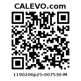 Calevo.com Preisschild 1190206p25-007530-M