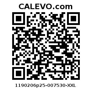 Calevo.com Preisschild 1190206p25-007530-XXL