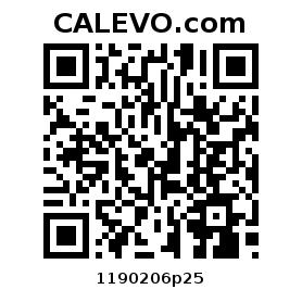 Calevo.com Preisschild 1190206p25