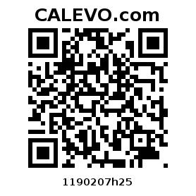 Calevo.com Preisschild 1190207h25