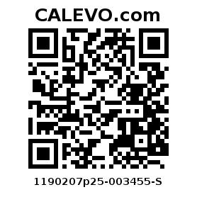 Calevo.com Preisschild 1190207p25-003455-S