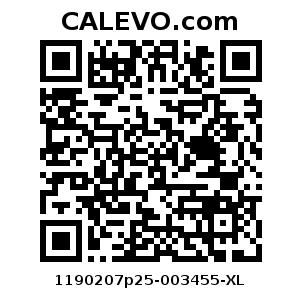 Calevo.com Preisschild 1190207p25-003455-XL