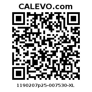 Calevo.com Preisschild 1190207p25-007530-XL