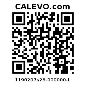 Calevo.com Preisschild 1190207s26-000000-L